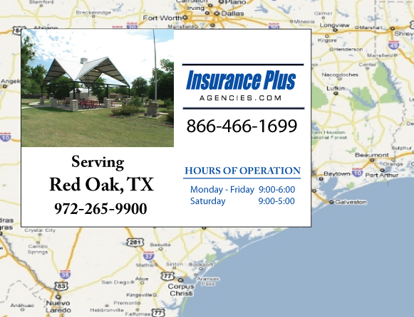 Insurance Plus Agencies of Texas (972)265-9900 is your Texas Fair Plan Association Agent in Red Oak, Texas.