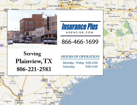 Insurance Plus Agency Serving Plainview Texas