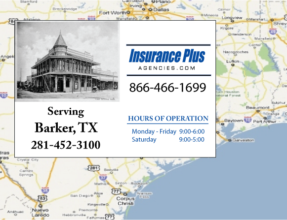 Insurance Plus Agency Serving Barker Texas