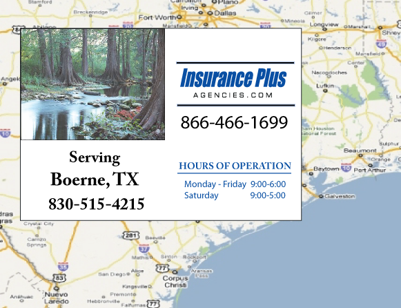 Insurance Plus Agencies of Texas (830) 515-4215 is your local Homeowner & Renter Insurance Agent in Boerne, Texas.