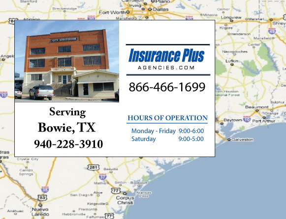 Insurance Plus Agency Serving Bowie Texas