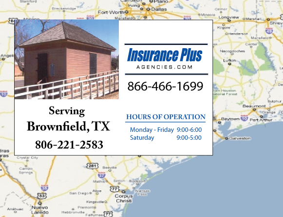 Insurance Plus Agencies of Texas (806)221-2583 is your Mexico Auto Insurance Agent in Brownfield, Texas.