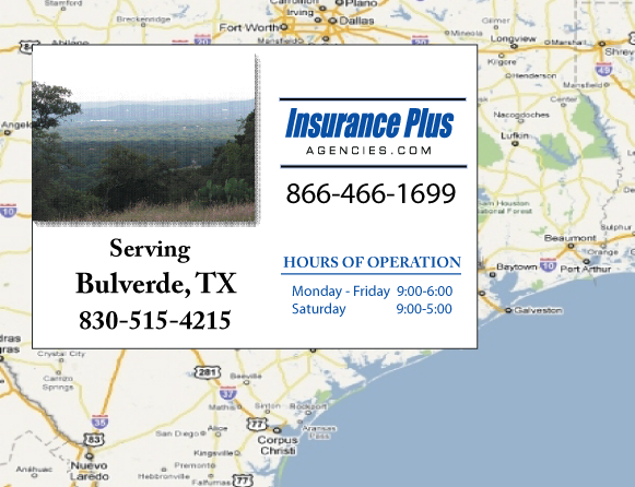 Insurance Plus Agency Serving Bulverde Texas