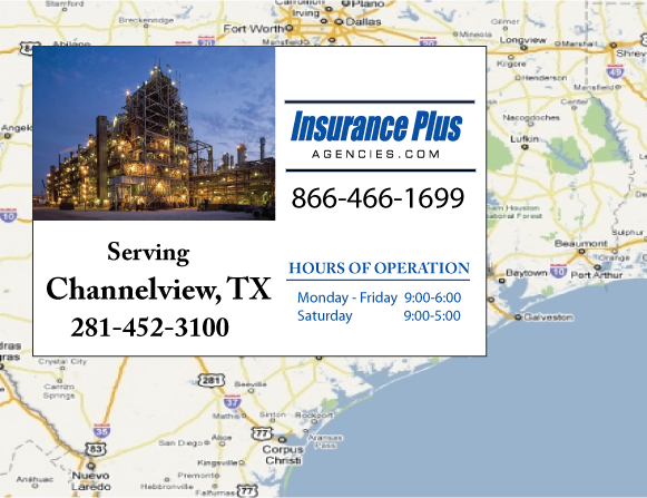 Insurance Plus Agencies of Texas (281) 452-3100 is your Suspended Drivers License Insurance Agent in Channelview, Texas.