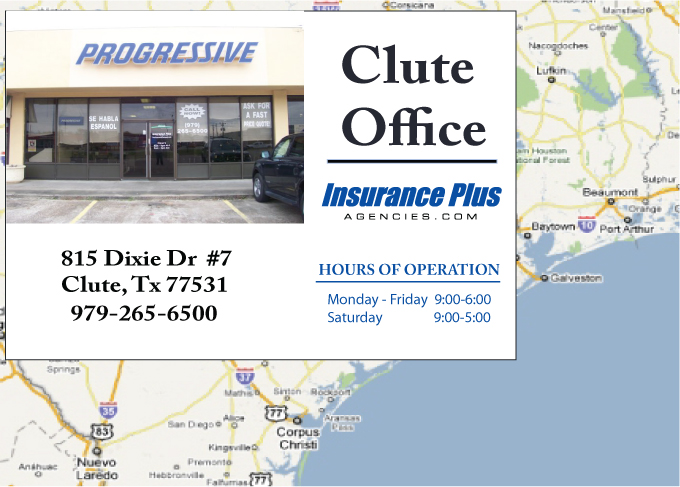 Insurance Plus in Clute, Texas.