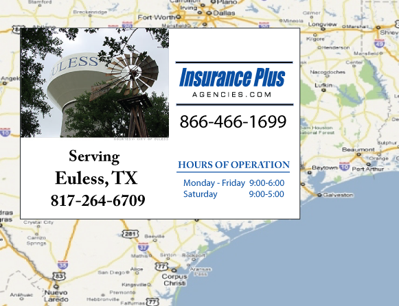 Insurance Plus Agencies of Texas (817) 264-6709 is your Mexico Auto Insurance Agent in Euless, Texas.