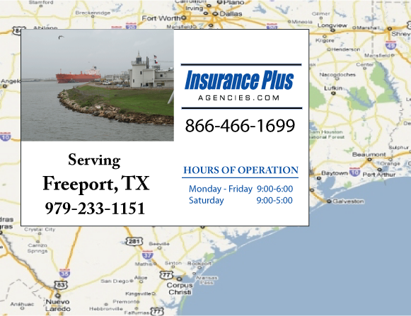 Insurance Plus Agencies of Texas (979) 233-1151 is your local Progressive Commercial Auto Agent in Freeport, TX.