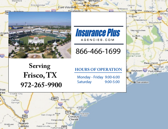 Insurance Plus Agencies of Texas (972)265-9900 is your Progressive Boat, Jet Ski, ATV, Motor Coach, & R.V. Insurance Agent in Frisco, Texas.