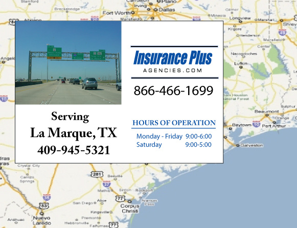 Insurance Plus Agencies of Texas (409) 945-5321 is your Mexico Auto Insurance Agent in La Marque, Texas.