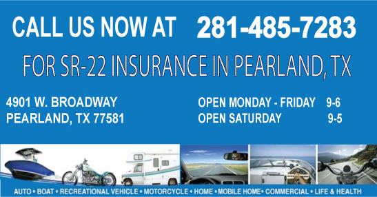Low Cost SR22 Insurance in Pearland, TX