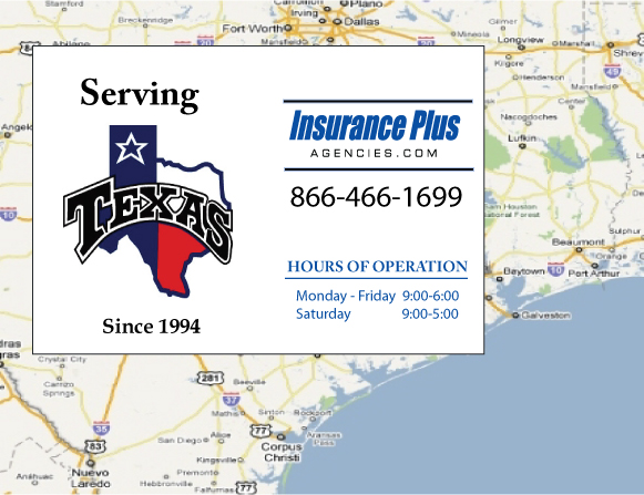 Insurance Plus Agencies of Texas (936)230-5621 is your Event Liability Insurance Agent in Dayton Lakes, Texas.