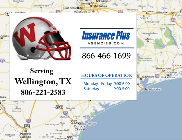 Insurance Plus Agencies of Texas (806)221-2583 is your Progressive Boat, Jet Ski, ATV, Motor Coach, & R.V. Insurance Agent in Wellington, Texas.