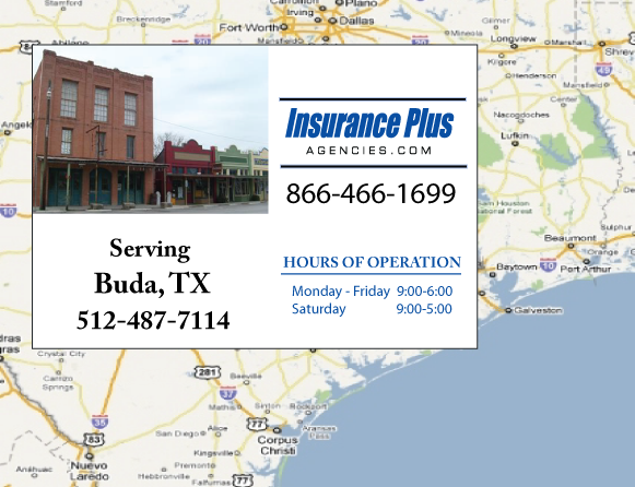 Insurance Plus Agencies of Texas (512)487-7114 is your Progressive SR-22 Insurance Agent in Buda, Texas.