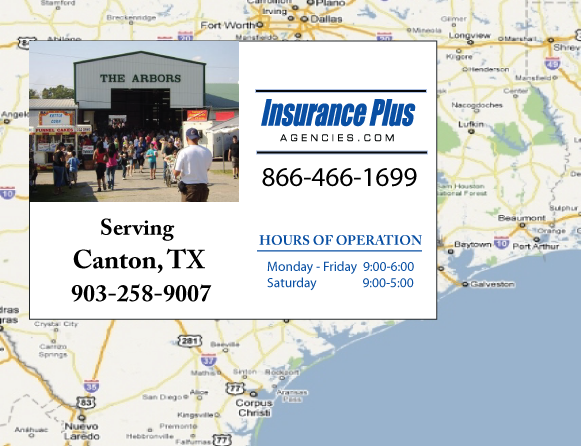 Insurance Plus Agencies of Texas (903)258-9007 is your Texas fair plan Association Agent in Canton, Texas.