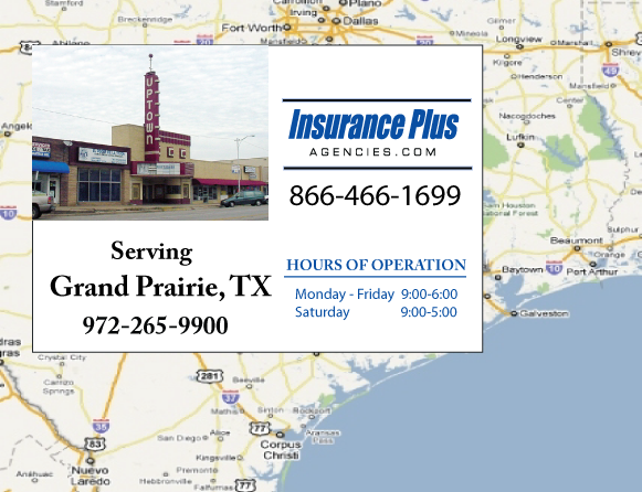 Insurance Plus Agencues of Texas (972) 265-9900 is your Unlicense Driver Insurance Agent in Grand Prairie, Texas