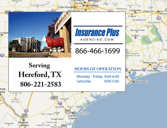 Insurance Plus Agencies of Texas (806)221-2583 is your Progressive Boat, Jet Ski, ATV, Motor Coach, & R.V. Insurance Agent in Hereford, Texas.