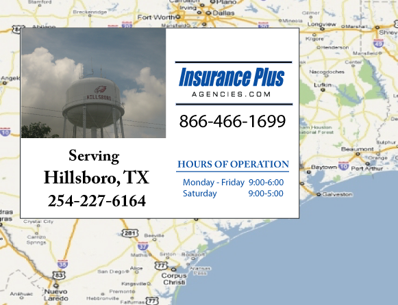 Insurance Plus Agencies of Texas (254)227-6164 is your Progressive Boat, Jet Ski, ATV, Motor Coach, & R.V. Insurance Agent in Hillsboro, Texas.