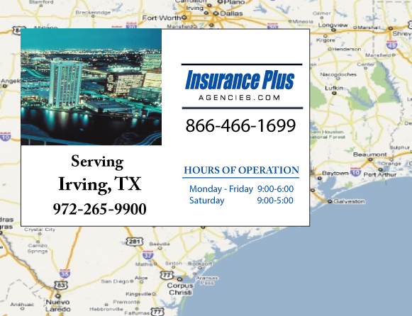 Insurance Plus Agencies (972)265-9900 is your local Progressive Boat agent in Irving, TX.