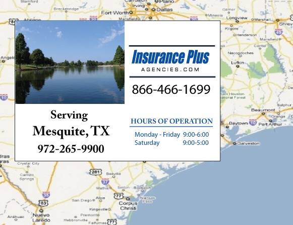 Insurance Plus Agencies (972)265-9900 is your local Progressive Boat agent in Mesquite, TX.